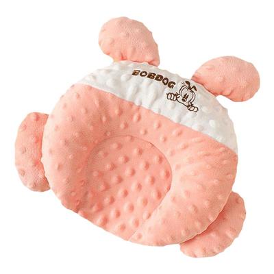 巴布豆婴儿定型枕头舟状头乳胶枕