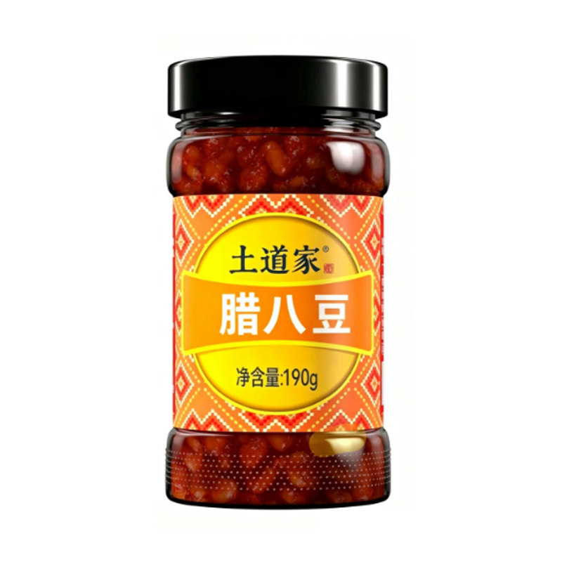 土道家腊八豆黄豆酱豆豉豆瓣酱