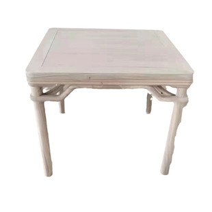 新中式全实木书画桌北榆木白茬书房书法桌家用画案简约单多层餐桌