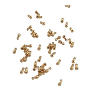 14K包金水滴吊坠保色小雨滴小挂件手工DIY饰品配件手链项链