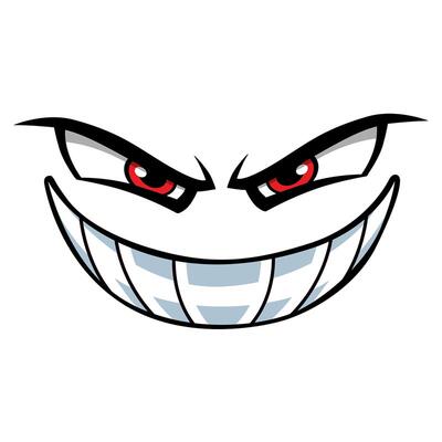 电动车汽车恶魔眼睛反光贴警示