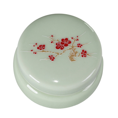 带硅胶可旋盖陶瓷密封罐子不漏