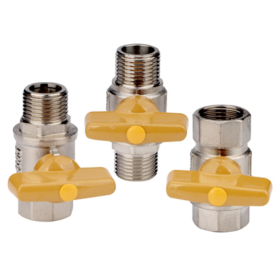 全铜天然气热水器内外丝活接球阀