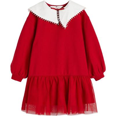 hm2023冬季新款童装连衣裙