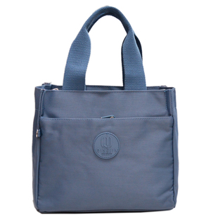 青佳2025新款时尚轻便小布包上班族通勤牛津布手提袋妈妈包手提包