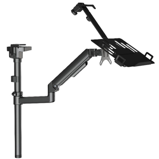 北弧倒装显示器笔记本电脑支架桌面免打孔机械悬臂增高托架APE41