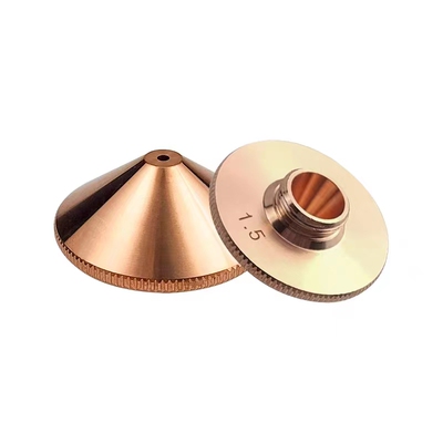 【优质好货】激光切割机铜喷嘴割嘴嘉强宏山柏楚大族切割头单双层