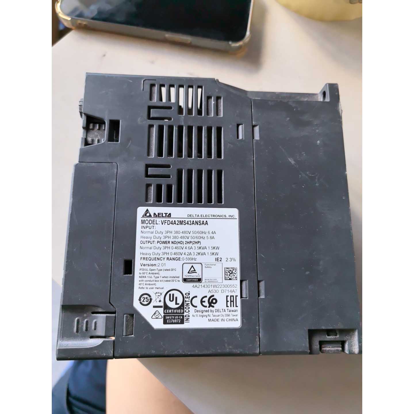 【议价-可维修】DELTA 变频器 V4A2MS43ANSAA MS300/二手均有货
