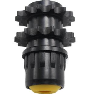 塑钢塑料橡胶尼龙单双排齿链轮滚筒塑钢链轮滚筒配件齿轮链条链轮