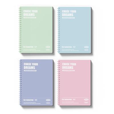 线圈笔记本本子简约大学生专用ins高颜值课堂练习本b5加厚考研线圈本高中初中生用横线本a5软皮日记事本批发