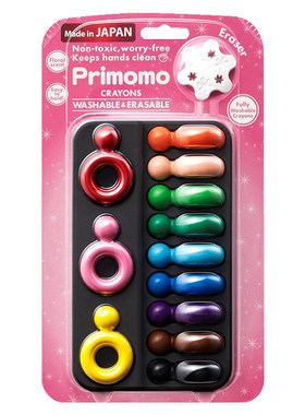日本原装进口Primomo儿童蜡笔