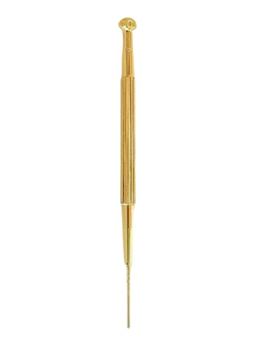 中医探穴笔穴位按摩棒探针棒黄铜