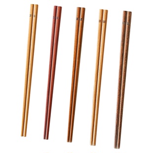 天然原木筷子家庭分人实木筷新款高档分餐家用专人专用鸡翅木筷子