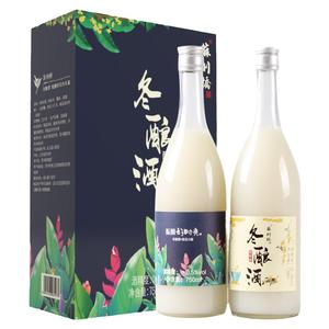 苏州桥 冬酿酒桂花小酿礼盒750ml*2 低度甜米酒酝酿(送杯子)