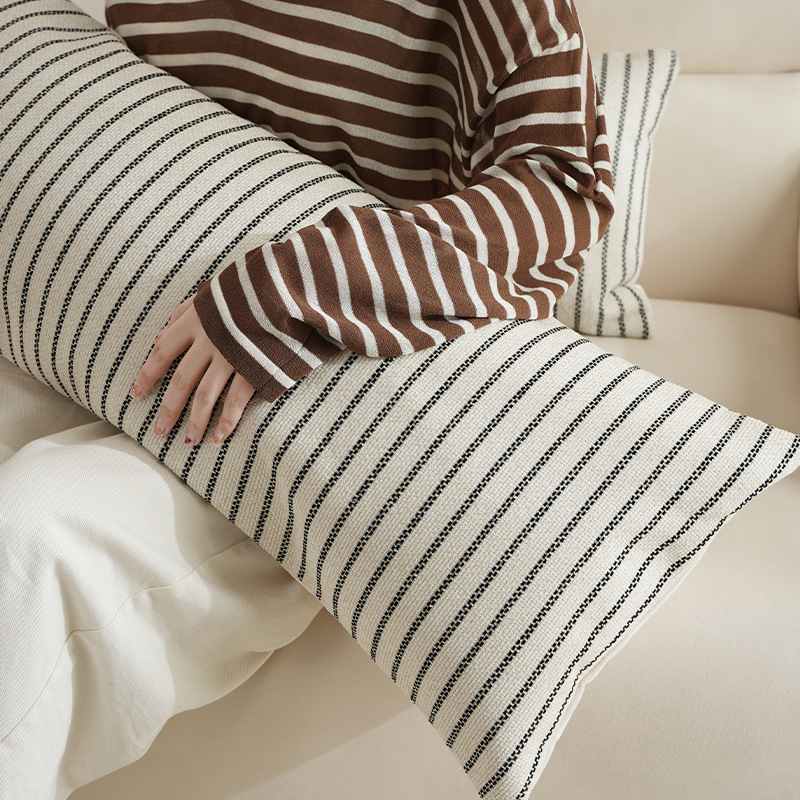 肌理感|抱枕沙发奢轻飘睡觉靠枕枕腿枕夹床边窗长条客厅靠背高端