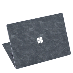 适用微软Surface Laptop 13皮革电脑贴膜8第7版13.8笔记本外壳保护膜book超迁机身贴纸Studio配件go不留胶膜