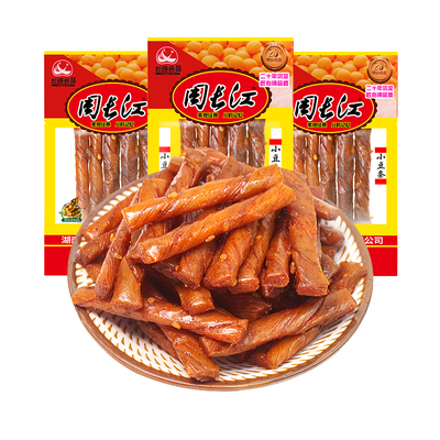 湖南特产辣条小豆条周长江