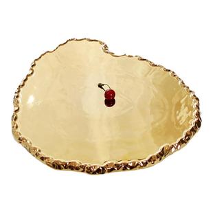 白色简约工艺陶瓷13英寸大平盘 北欧风格拼盘 餐盘纯色纯平盘瑕疵