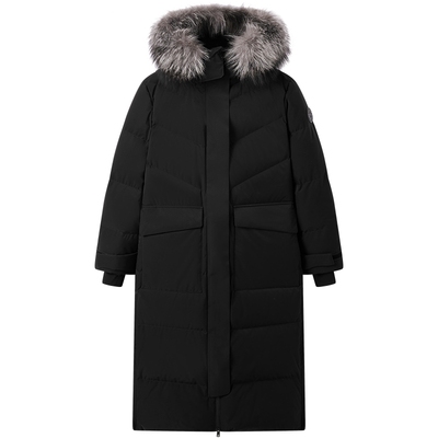 太平鸟年冬季新款长款御寒面包羽绒服A1ACE4501