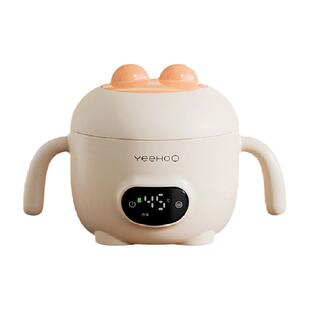 英氏婴儿辅食碗宝宝餐盘316L不锈钢免注水儿童保温碗充电恒温碗