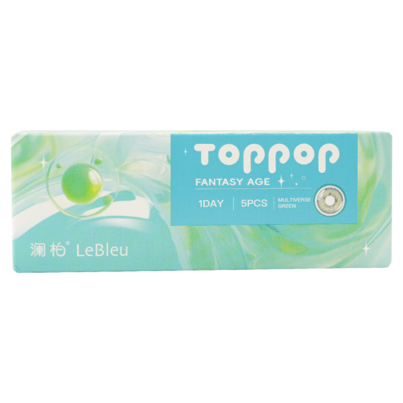 Toppop【幻境系列】日抛美瞳混血显色舒适高透氧近视水润隐形眼镜