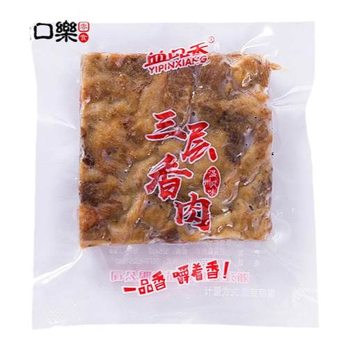 金恩益品香猪油渣猪肉条 猪油渣 温州风味 香酥肉500克大块即食