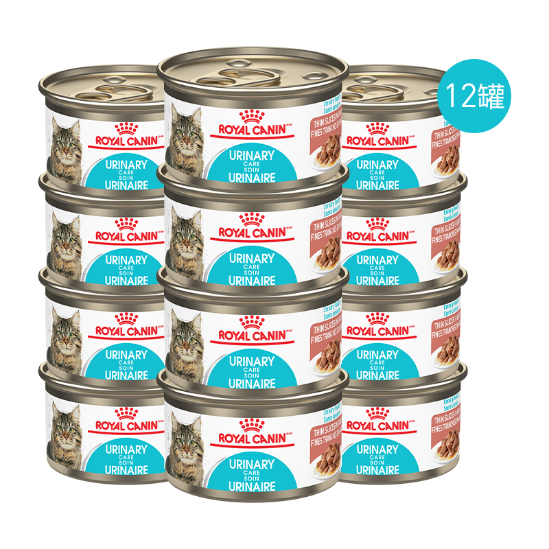 皇家成猫湿粮成猫泌尿道呵护浓汤肉块原装进口主食罐85g*12罐