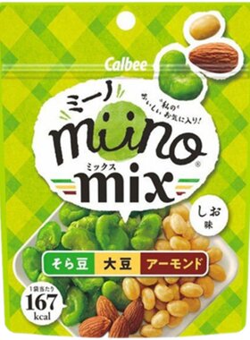 日本进口calbee卡乐比杏仁毛豆