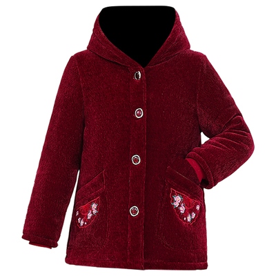 中老年人冬装女奶奶棉衣外套加厚洋气老太太冬季保暖衣服妈妈棉袄