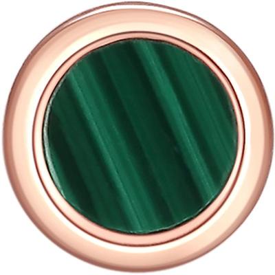 18K金耳钉孔雀石耳饰送礼