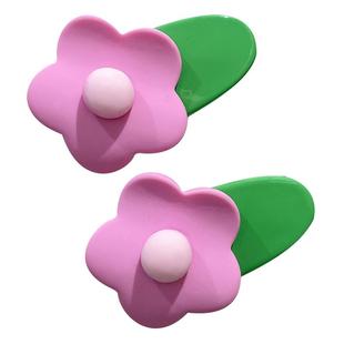 宝宝发夹儿童可爱花朵发卡女童刘海夹女孩碎发边夹婴儿头饰不伤发