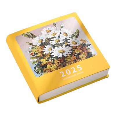 2026年日程本小迷你方形计划本口袋本时间管理效率手册日程记事本自律规划笔记本会议记录本支持定制手账本