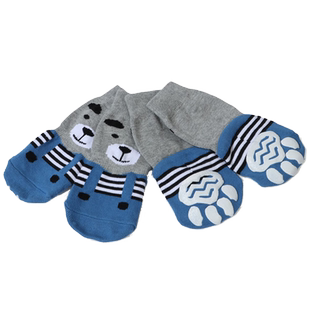 狗狗袜子宠物大型犬金毛德牧防掉防滑室内甩不掉软底静音防抓脚套