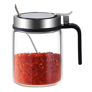 厨房家用调料罐玻璃调味料瓶收纳盒密封容器佐料罐盐罐子组合套装