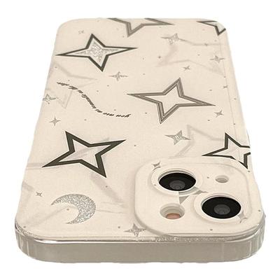 星月波浪英文镂空苹果镂空