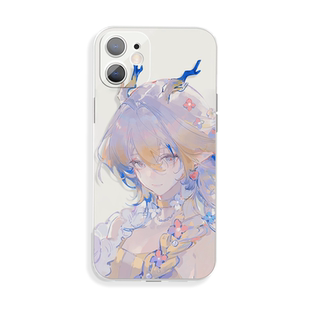 ins风唯美黍明日方舟苹果16二次元手机壳硅胶vivos20适用于小米15pro红米k80iQOOneo10魅族21一加ace3oppok11