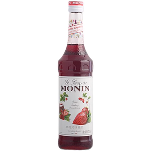 莫林Monin Strawberry草莓风味糖浆果露 调饮品鸡尾酒 700ml
