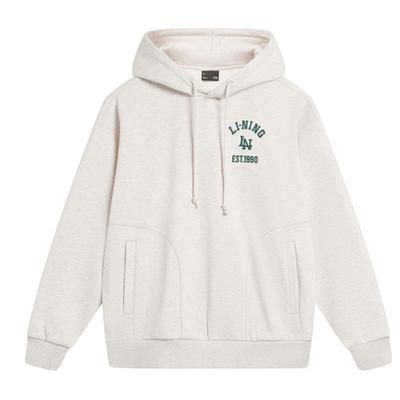 李宁户外女子连帽宽松卫衣保暖