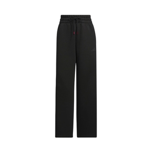 阿迪达斯那尔那茜同款 蛇年新年款高腰宽松阔腿运动直筒裤JZ1642