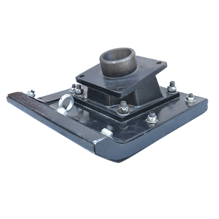 汽油冲击夯木夯板总成 圆形振动底座地板 路面电动打夯机配件包邮