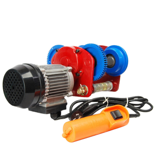 沪工微型电动葫芦电动跑车220v家用小吊机380V工字钢滑轮行走小车