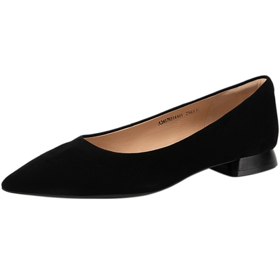 千百度羊反绒浅口单鞋