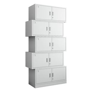 五节文件铁皮柜资料柜档案柜财务凭证柜5层顶柜会计带锁通体分体