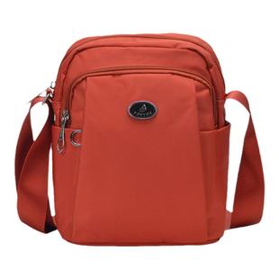 斜挎包女2025新款牛津布小包包上班通勤时尚休闲妈妈轻便单肩包