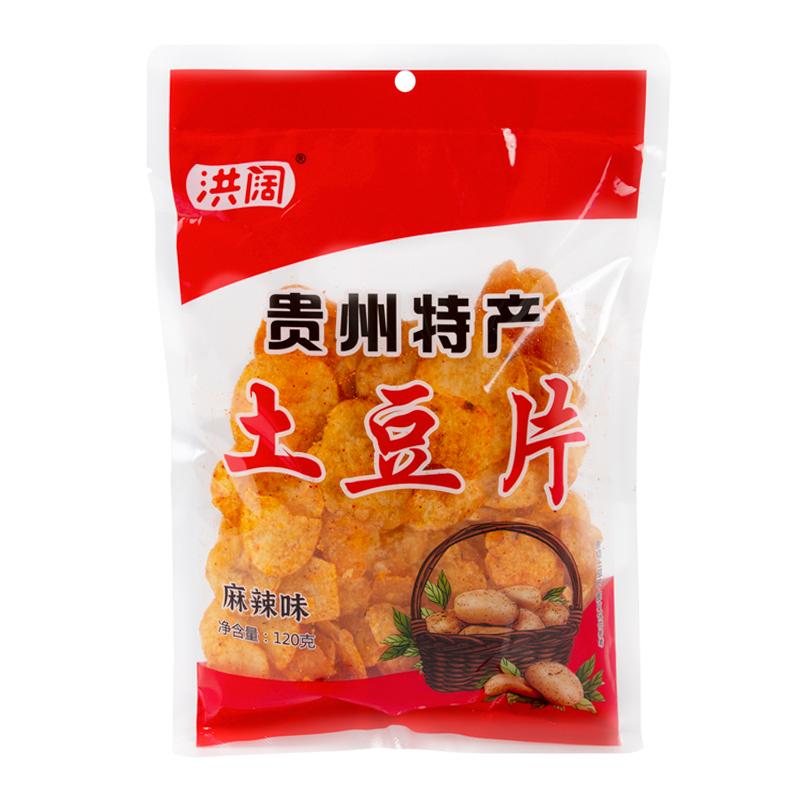 洪阔土豆片麻辣味120g贵州特产