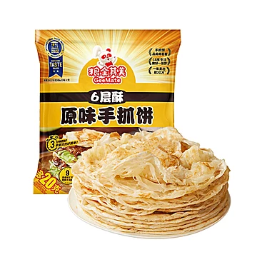 粮全其美6层酥原味手抓饼 早餐面饼家庭装