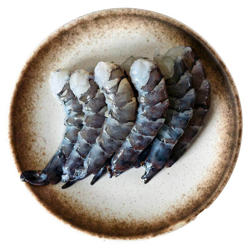 无冰黑虎虾仁原浆商用黑金刚虾仁无保水剂去虾线活虾加工顺丰包邮