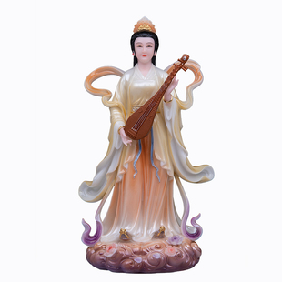 七仙女神像玉石粉实心家用供奉道家七仙姑七公主娘娘祝福摆件玄关