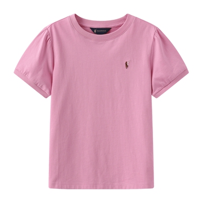 POLOWALK女童圆领纯棉T恤