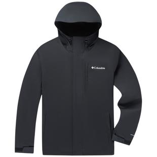 哥伦比亚户外秋冬男女三合一鹅绒内胆700蓬防水冲锋衣